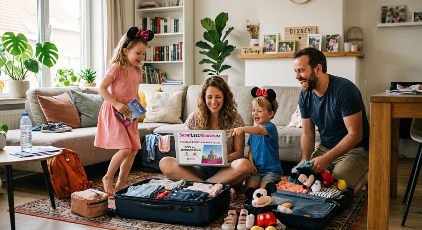 Waarom boeken gezinnen massaal een last minute naar Disneyland Paris?