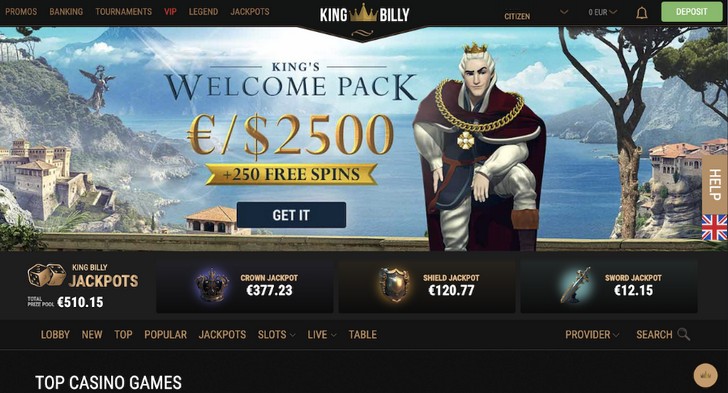 Bonus De Bienvenue King Billy Casino